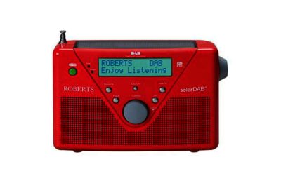 Roberts Solar DAB/FM Solar Powered Radio - Red